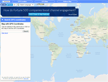 Tablet Screenshot of map-gps-coordinates.com